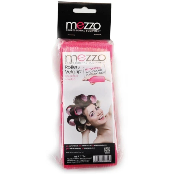 12 Rouleaux Velcro Roses Shophair 24mm 2 12 Rouleaux Velcro Roses Shophair 24mm – Image 2