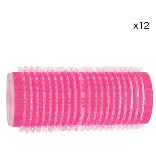 12 Rouleaux Velcro Roses Shophair 24mm 1 12 Rouleaux Velcro Roses Shophair 24mm