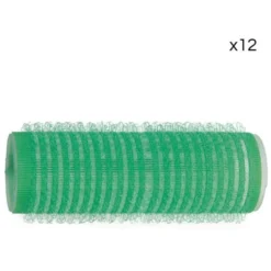 12 Rouleaux Velcro Verts Shophair 21mm