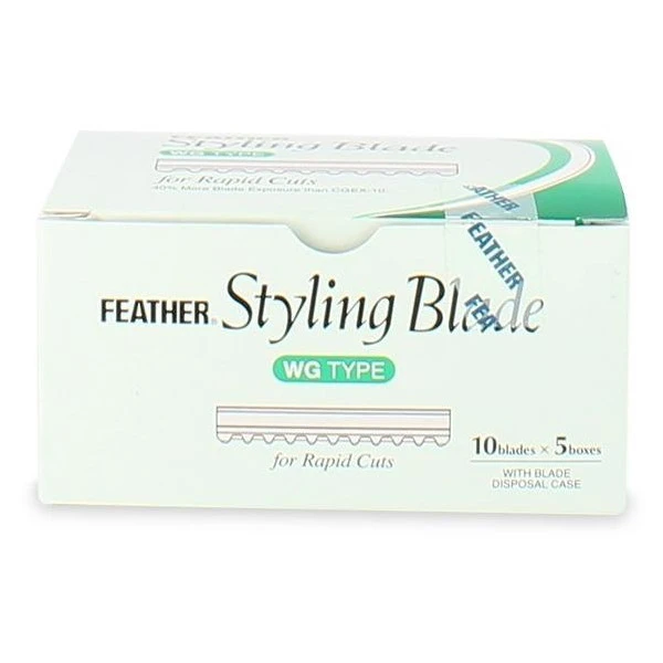 Sibel Boîte De 5 Paquets De 10 Lames Feather WG Type 2 Sibel Boîte De 5 Paquets De 10 Lames Feather WG Type – Image 2