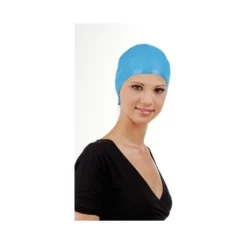 Bonnet Mèches En Caoutchouc Bleu Sibel