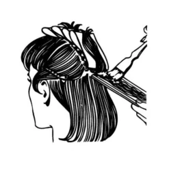 Papier Mèches High Lith 25x10cm Sibel X1000