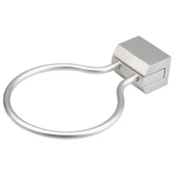 Porte Sèche-cheveux Mural Argent Sibel